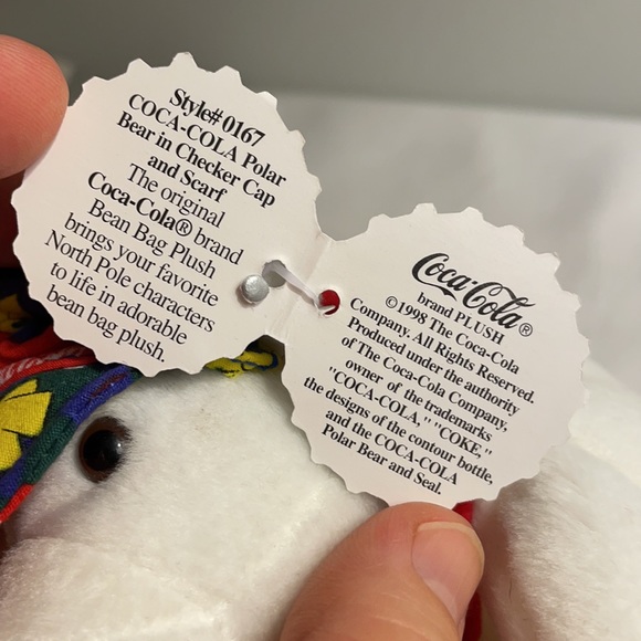 Vintage 90’s Coca Cola Plush Bean Bags Lot of 4 - Picture 12 of 16